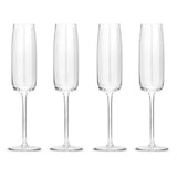 Ripple CHAMPAGNE FLUTE SET OF 4