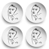 Distant Memory CEREAL / SOUP BOWL SET OF 4