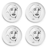 Framed SIDE PLATE SET OF 4