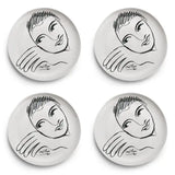 Let's Face It! SIDE PLATE SET OF 4